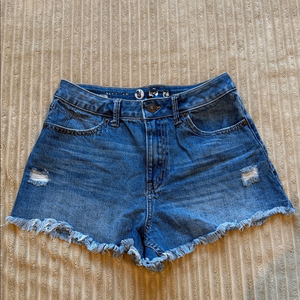 Rewash Distressed Blue Jean Shorts